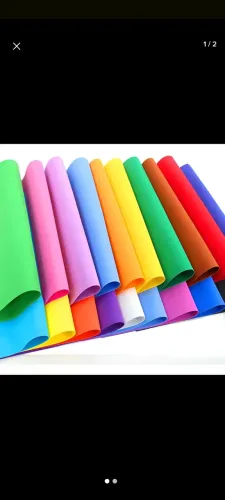 320 Folhas EVA liso 40 X 50 cores variadas