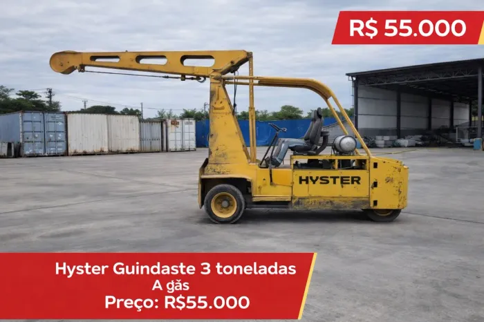Guindaste 3 toneladas a gás