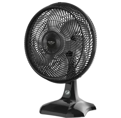 Ventilador de mesa e de parede Britânia 127v preto 40cm