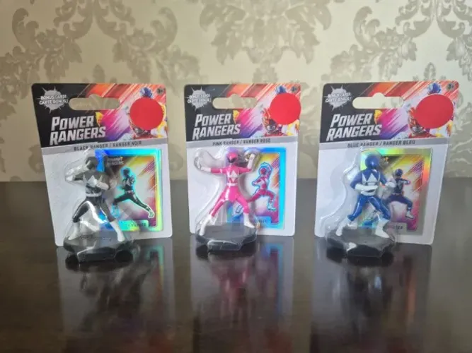 Power Rangers Mighty Morphin. Azul, Rosa Ou Preto. 138 Cada