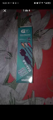 Cabo Av áudio e vídeo