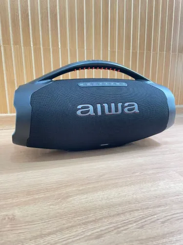 Caixa de Som Aiwa Boombox Plus 200W - 30H Bateria - Potência Extrema - Semi Nova