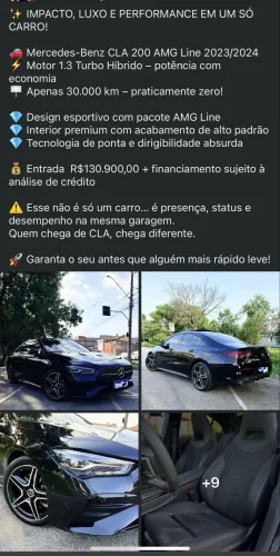 Mercedes-Benz CLA-200 1.3 TB 16V 163cv Aut. (híbrido) 2024