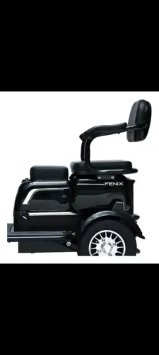 Triciclo Elétrico Duos Fênix 750w Três Assentos Bagagem Confortável Para Adultos