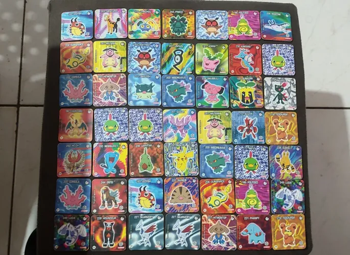52 Jo-Kén-Pokémon Elma Chips 2001 Originais