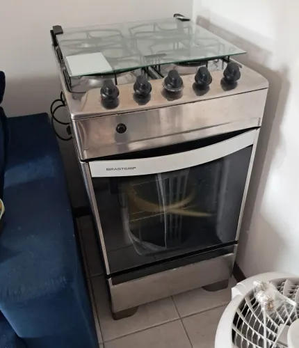 Fogão Inox - Brastemp 