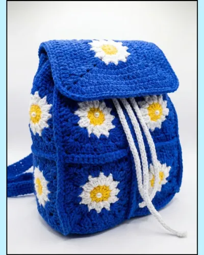 Mochila crochê 