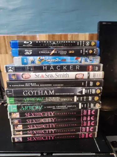 Lote de DVDs originais