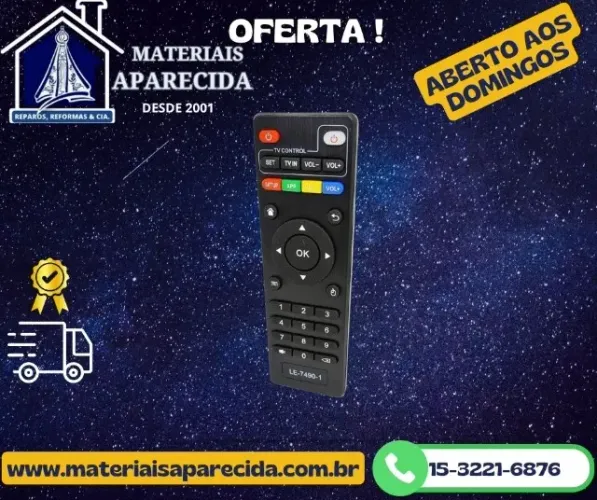 Controle Remoto para Tv Aparelho Caixa *-1