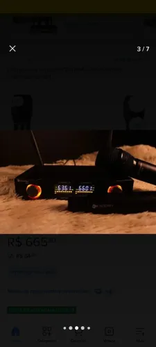 Microfone kadosh sem fio duplo de mão UHF k402
