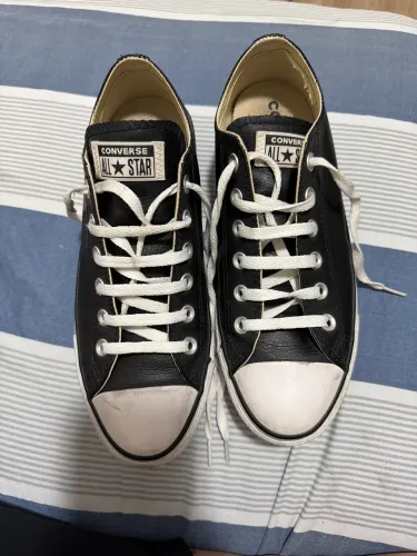 Tenis Converse Plataforma de Couro original