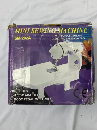 mini máquina de costura sm-202a | excelente estado