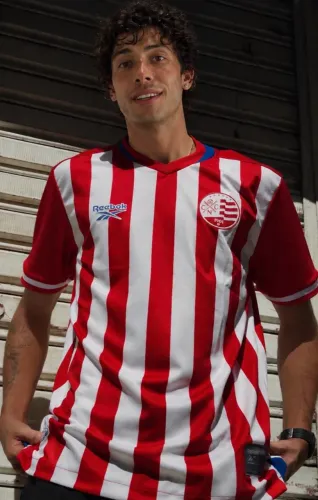 Camisa do Náutico 26/27 Linha premium vermelha & branca