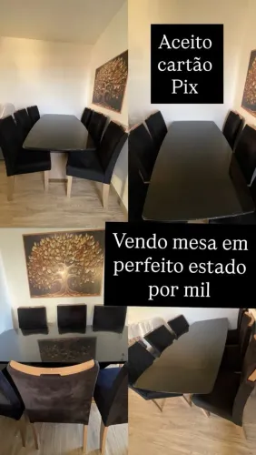 Mesa 6 cadeiras