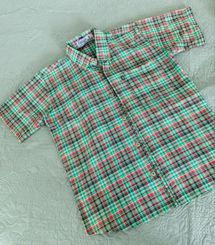 Camisa Xadrez Infantil - 8anos