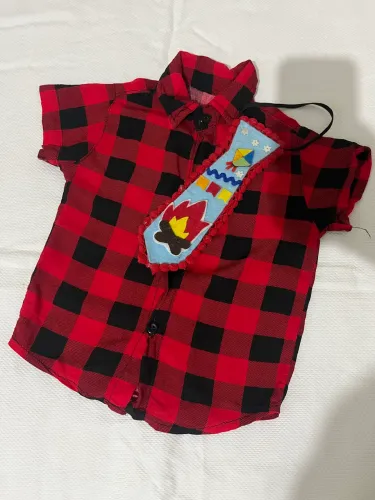 Blusa quadriculada infantil