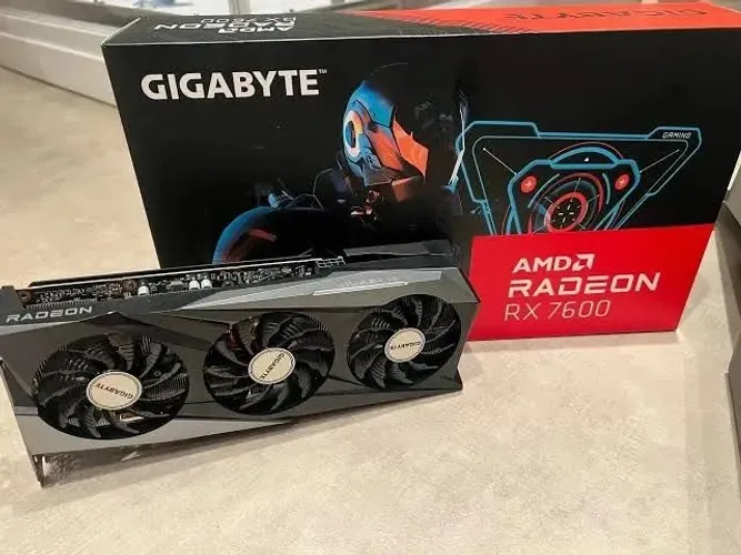Placa de vídeo Radeon RX 7600 8 GB (AMD) Gigabyte Gaming OC 128 bits
