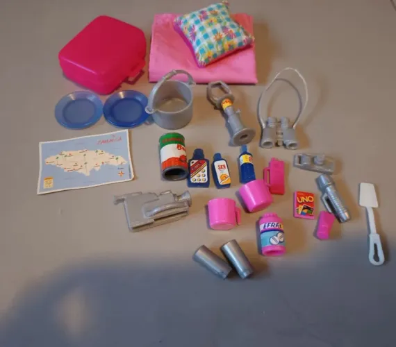 Barbie Kit reposição Carro Trailer Campo Mattel 