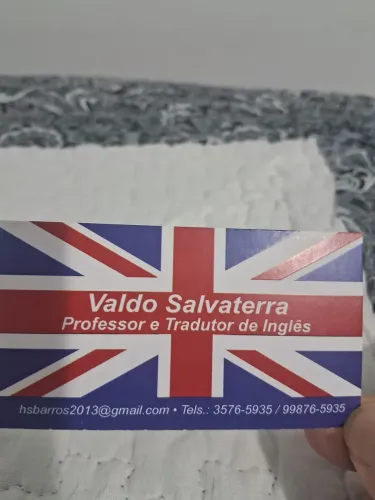 Professor/tradutor de Inglês para aulas presenciais ou on-line. 
