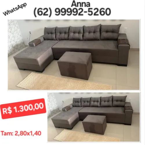 Sofá Chaise 5 lugares