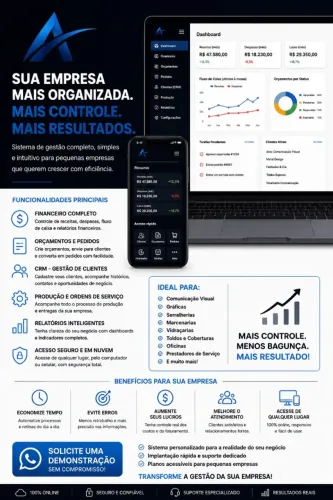 Sistema de Gestão ERP - (Web/Mobile)