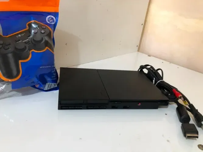 Playstation 2 Slim PS2 Slim Completo Matrix