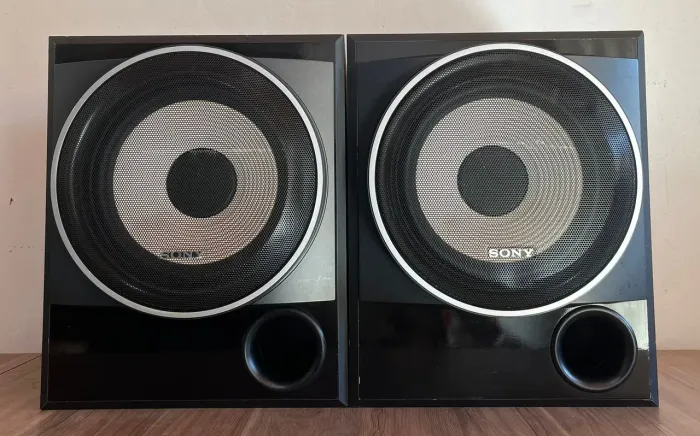 Par Subwoofers Passivos Sony Muteki Ss-Wp7500 200Rms Cada Leia Descrição