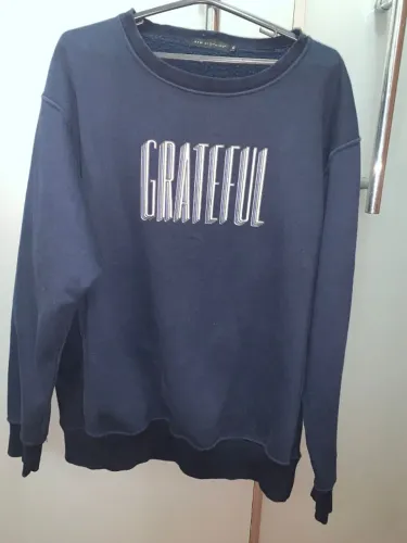 MOLETOM BAW "GRATEFUL" - AZUL MARINHO