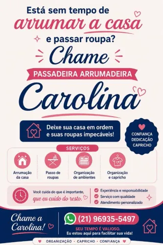 Passadeira , arrumadeira
