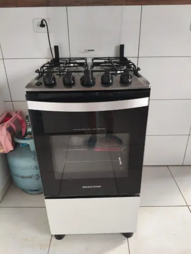 Fogão elétrico 4 bocas Brastemp