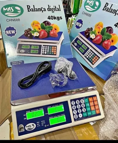 Balança Digital 40Kg Peixaria Frutaria Padaria
