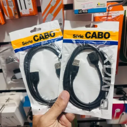 Cabo Extensão USB macho USB fêmea - 1,5 metros