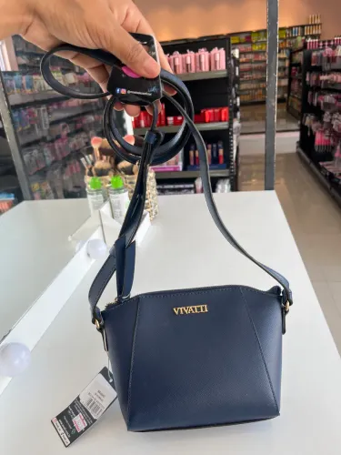 Bolsa lateral azul vivatti