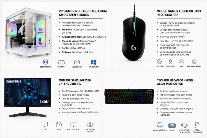 PC - Gamer Completo