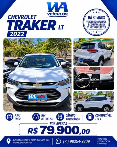 Chevrolet Tracker LT 1.0 Turbo 12V Flex AUT 2022
