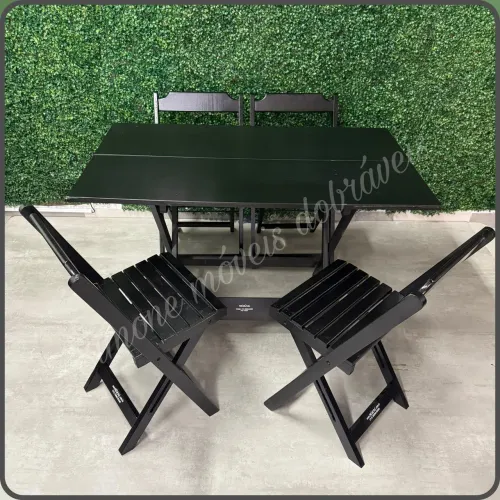Mesa 1,20x70 com 4 cadeiras