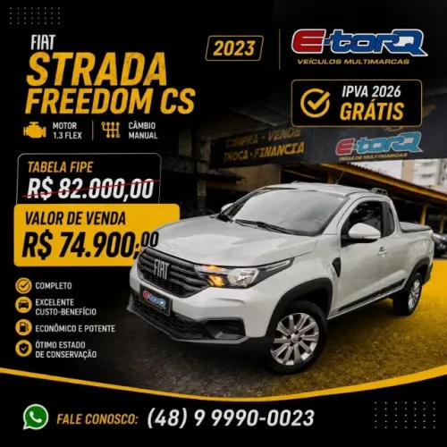 Fiat Strada Freedom 1.3 Flex 8V CS Plus 2023