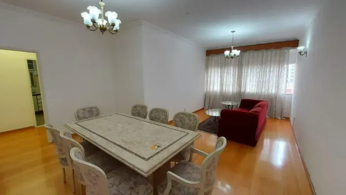 APTO SERA ALUGADO SEM A MOBÍLIA, 140 m², 3 qtos sendo 1 suíte, DCE, 1 vaga