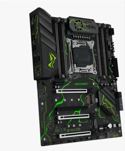 Placa Mãe Machinist X99 Socket 2011-3 DDR4 ATX Verde-escuro