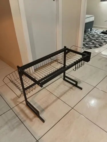 Escorredor De Pratos De Bancada Inox Tomate LCC-2306 Preto - Semi Novo