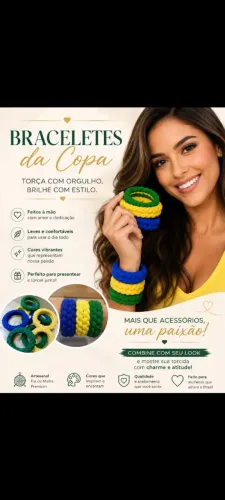Braceletes copa do mundo