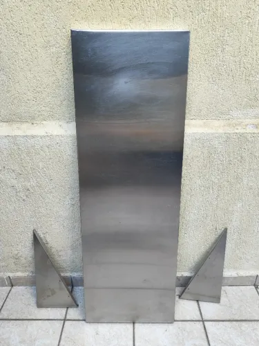 Prateleira Aço Inox Cozinha Industrial Resistente e Grande Absoluto Metais 1,20m x 41cm