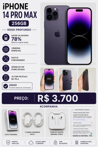 Iphone 14 pro max 256gb