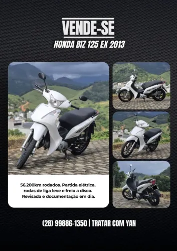 Honda Biz 125 Ex 2013