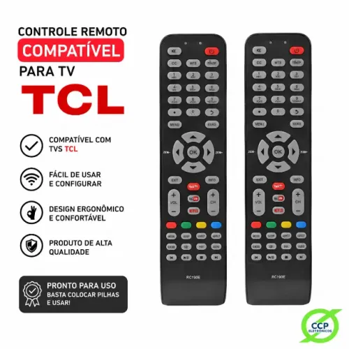 Controle Remoto compatível Para tv Tcl