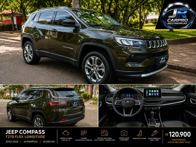 Jeep Compass Long. T270 1.3 TB 4X2 Flex AUT 2022