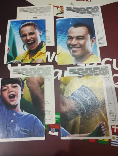 Figurinhas L1 L2 L3 L4 Copa 2014 novas originais