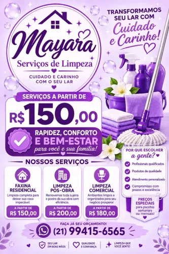 Limpeza em geral !
