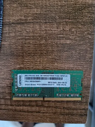 Memória RAM 4GB DDR4 3200MHz SO-DIMM para notebook