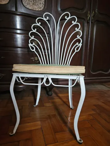cadeira de ferro anos 50